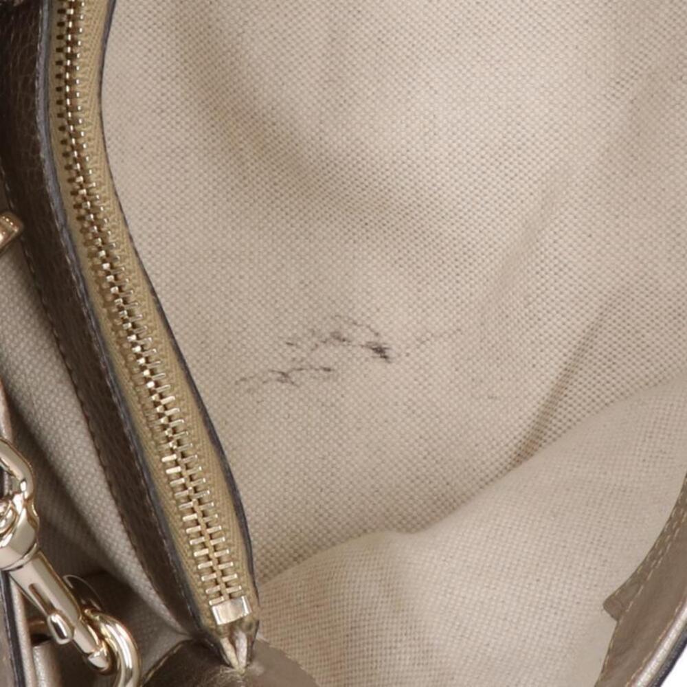 Gucci Bamboo Shopper Leather Tote Bag Black - Picture 9 of 9